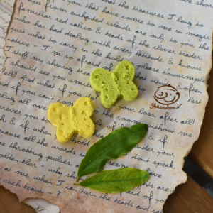 قند طرح شاپرک با قالب فشاری قند